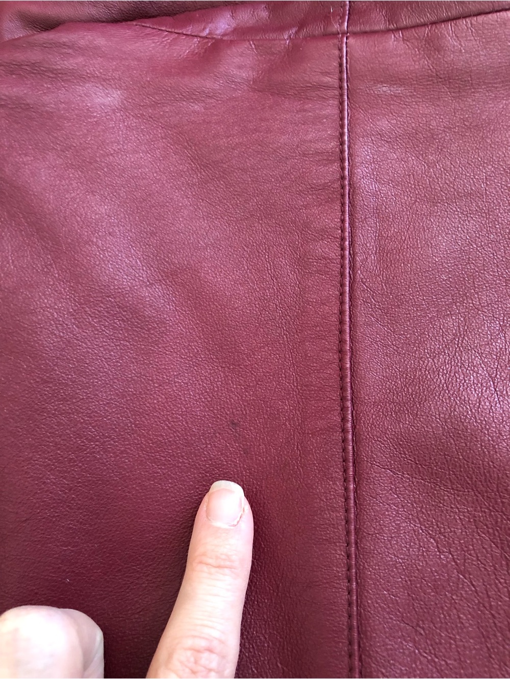 Newport News Vintage Genuine Leather Dark Red Jacket Women’s Sz 12 Gorgeous! - Picture 16 of 16